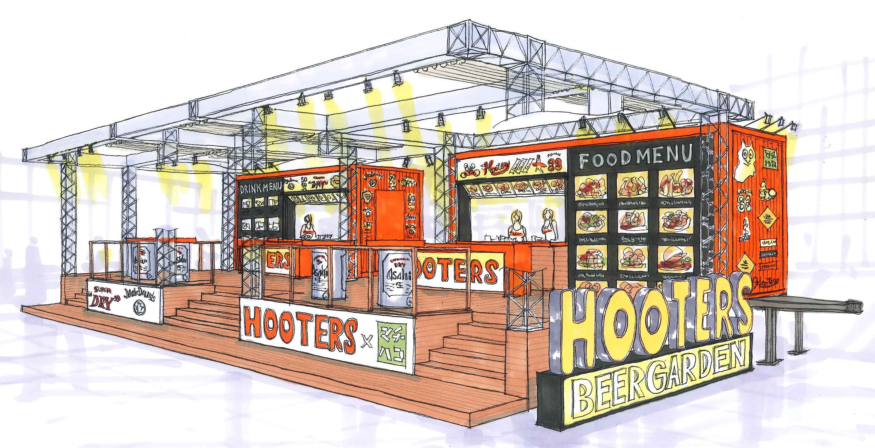 HOOTERS ビアガーデン大手町